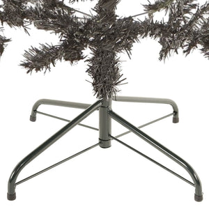Albero di Natale Sottile Nero 240 cm 329221