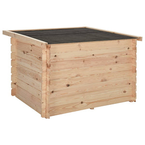 Cuccia per Cani 100x80x100 cm in Legno Massello di Pino 14 mm 171063