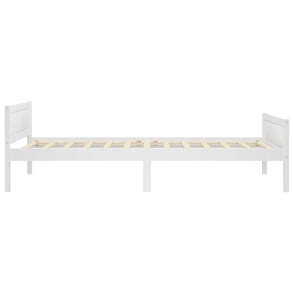 Giroletto Bianco in Legno Massello di Pino 100x200 cm 322104
