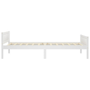 Giroletto Bianco in Legno Massello di Pino 100x200 cm 322104