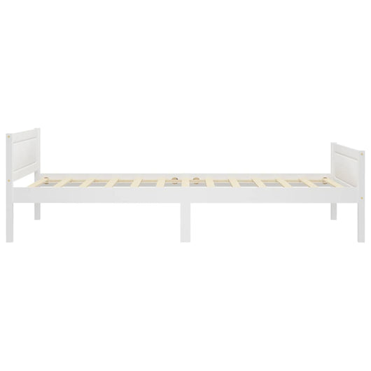 Giroletto Bianco in Legno Massello di Pino 100x200 cm 322104