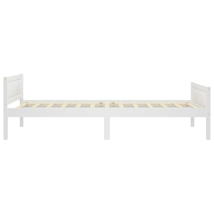 Giroletto Bianco in Legno Massello di Pino 100x200 cm 322104