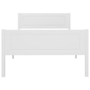 Giroletto Bianco in Legno Massello di Pino 100x200 cm 322104