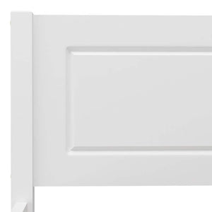 Giroletto Bianco in Legno Massello di Pino 120x200 cm 322105