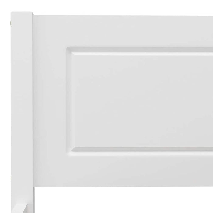 Giroletto Bianco in Legno Massello di Pino 120x200 cm 322105