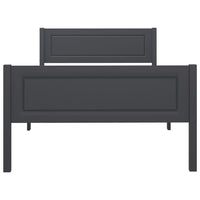 Giroletto Grigio in Legno Massello di Pino 100x200 cm 322125