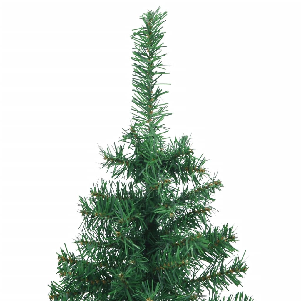 Albero di Natale Artificiale ad Angolo con Supporto Verde 120 cm PVC 329162
