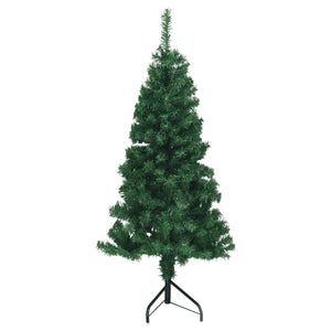Albero di Natale Artificiale ad Angolo con Supporto Verde 150 cm PVC 329163