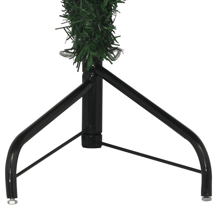 Albero di Natale Artificiale ad Angolo con Supporto Verde 150 cm PVC 329163