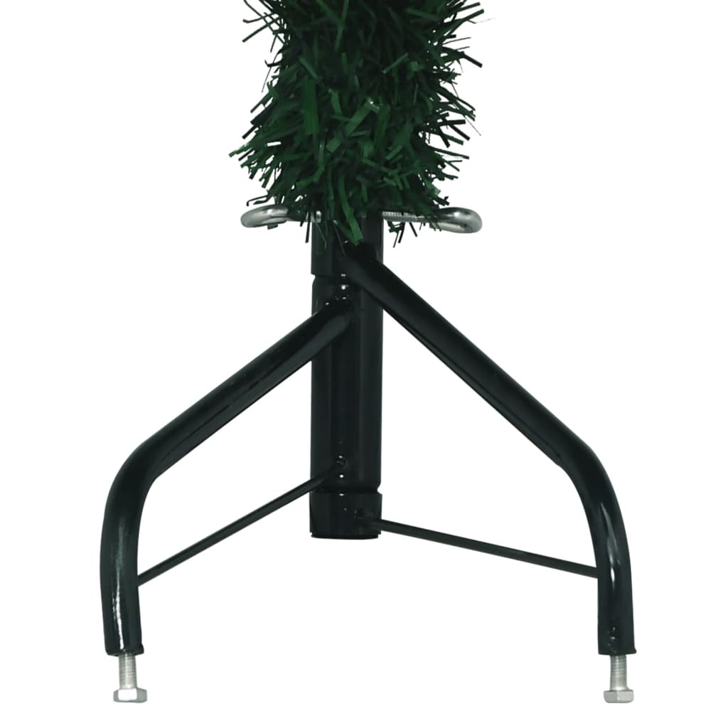 Albero di Natale Artificiale ad Angolo con Supporto Verde 180 cm PVC 329164