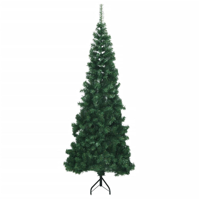Albero di Natale per Angolo con Supporto Verde 240 cm in PVC 329166