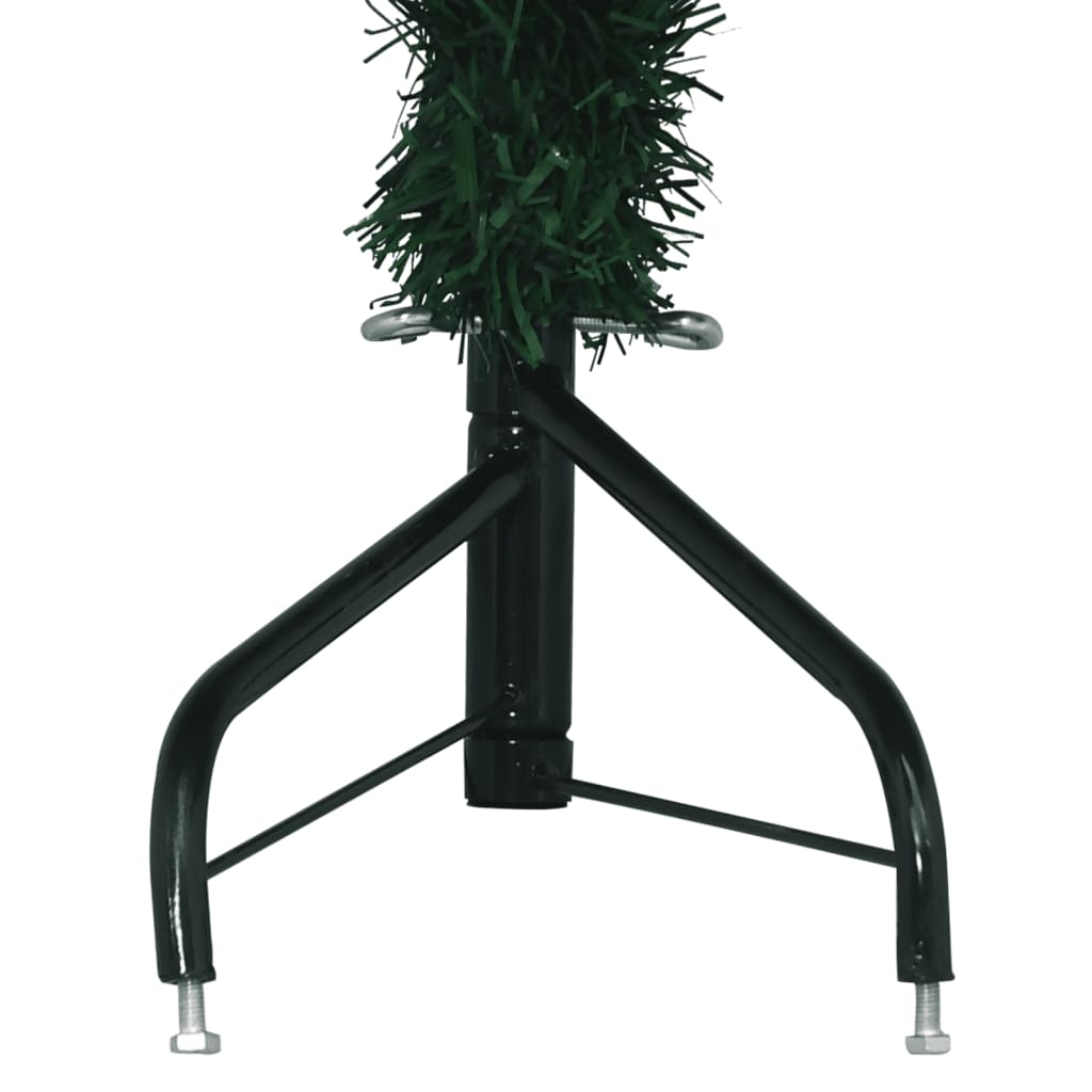 Albero di Natale per Angolo con Supporto Verde 240 cm in PVC