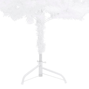 Albero di Natale Artificiale ad Angolo Bianco 150 cm PVC 329168