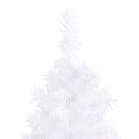 Albero di Natale Artificiale ad Angolo Bianco 210 cm PVC 329170
