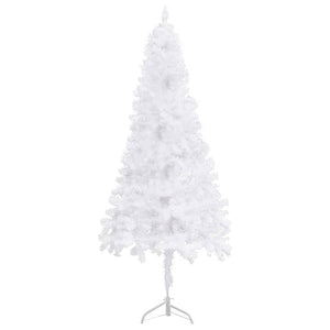 Albero di Natale Artificiale ad Angolo Bianco 240 cm PVC
