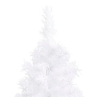 Albero di Natale Artificiale ad Angolo Bianco 240 cm PVC 329171
