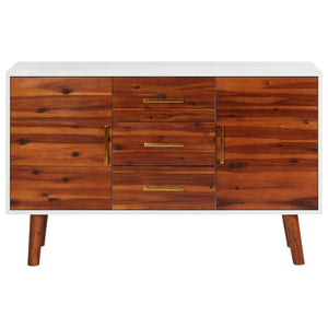 Credenza 110x35x70 cm in Legno Massello di Acacia e MDF 327458