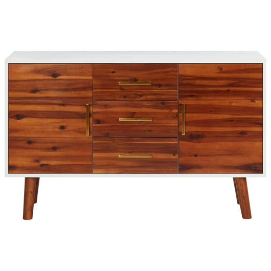 Credenza 110x35x70 cm in Legno Massello di Acacia e MDF 327458
