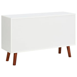 Credenza 110x35x70 cm in Legno Massello di Acacia e MDF 327458
