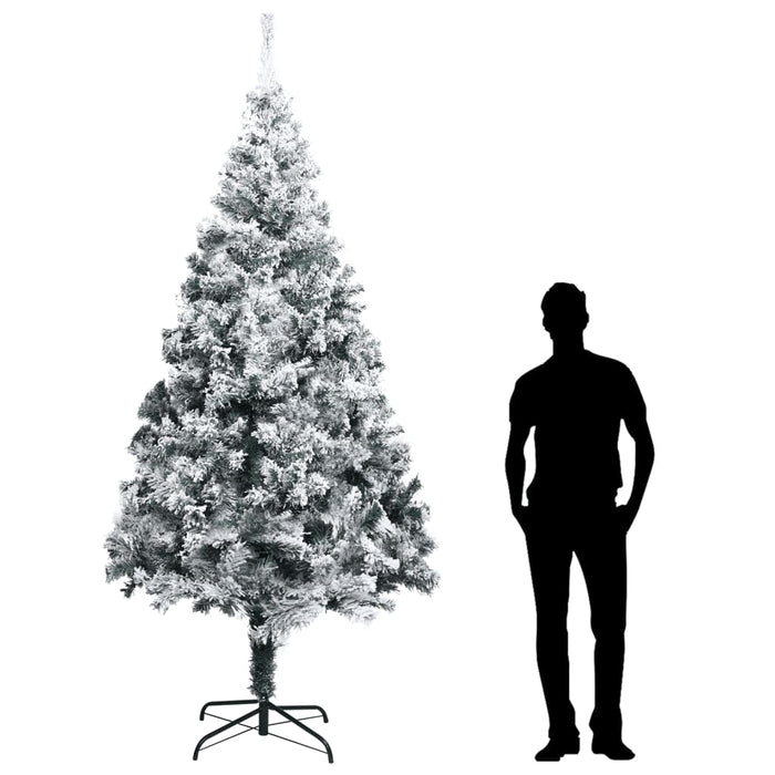 Albero di Natale Artificiale con Neve Verde 300 cm PVC 328478