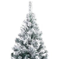 Albero Natale Artificiale con Neve Verde 400 cm in PVC 328479