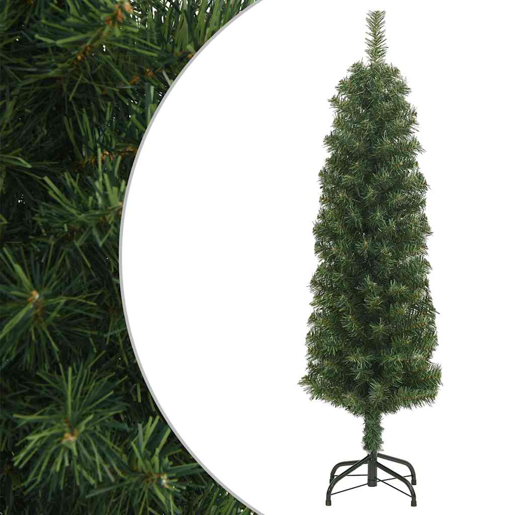 Albero di Natale Artificiale Sottile Supporto Verde 120 cm PVC cod mxl 17991