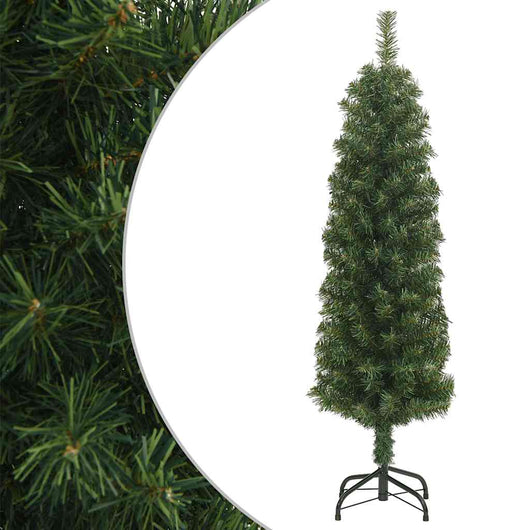 Albero di Natale Artificiale Sottile Supporto Verde 120 cm PVC cod mxl 17991