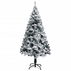 Albero di Natale Artificiale con Neve Verde 120 cm PVC