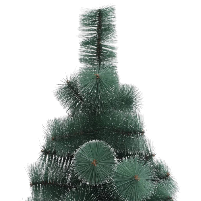 Albero di Natale Artificiale-Albero Natalizio con Supporto Verde 120 cm PET