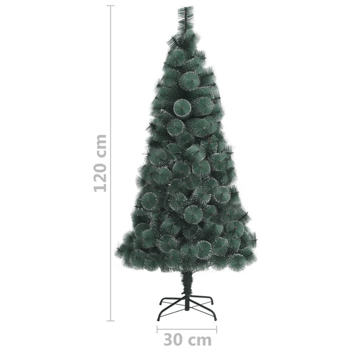 Albero di Natale Artificiale-Albero Natalizio con Supporto Verde 120 cm PET