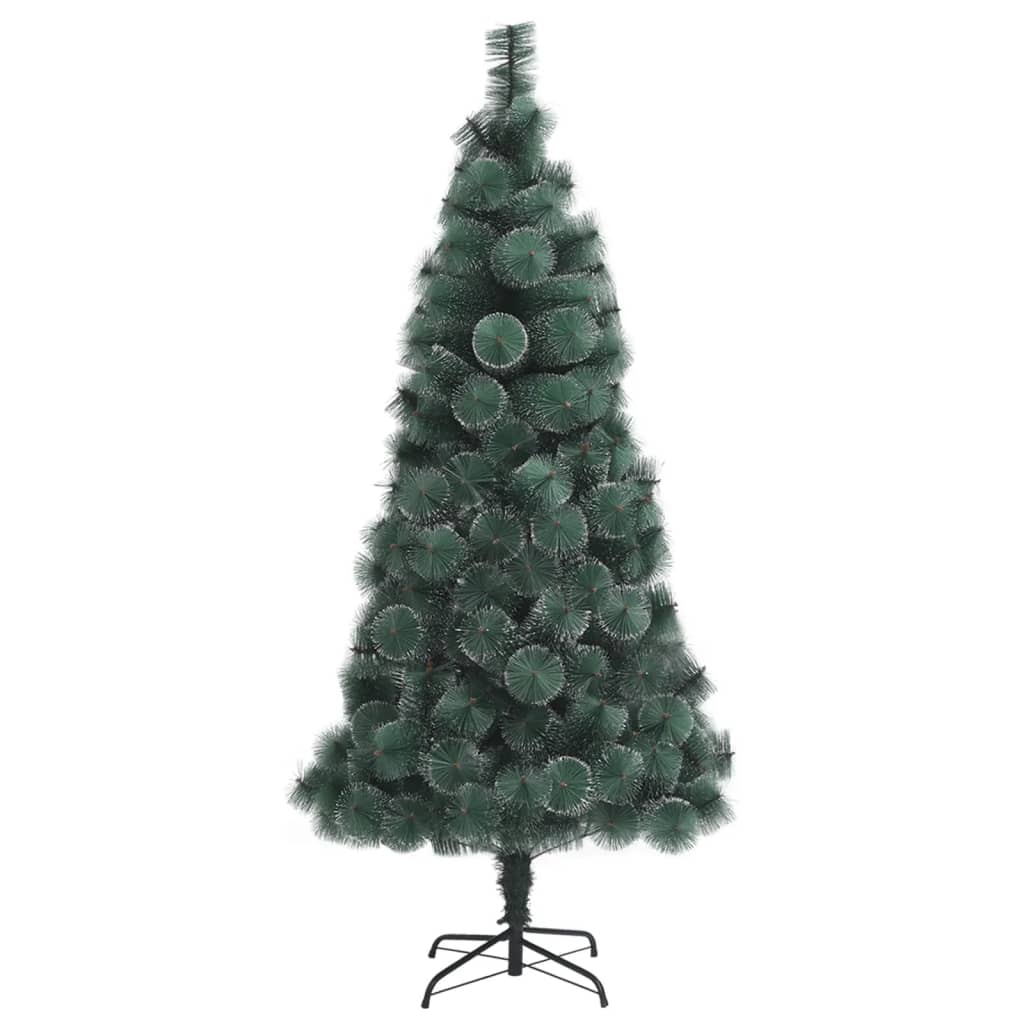 Albero di Natale Artificiale-Albero Natalizio con Supporto Verde 180 cm PET