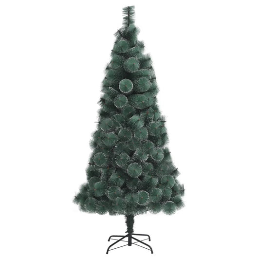 Albero di Natale Artificiale-Albero Natalizio con Supporto Verde 180 cm PET