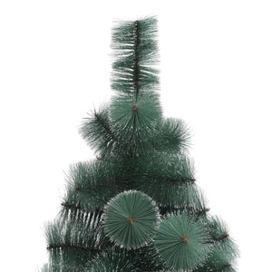 Albero di Natale Artificiale-Albero Natalizio con Supporto Verde 180 cm PET
