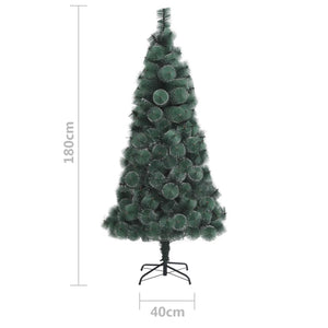 Albero di Natale Artificiale con Supporto Verde 180 cm PET 328484