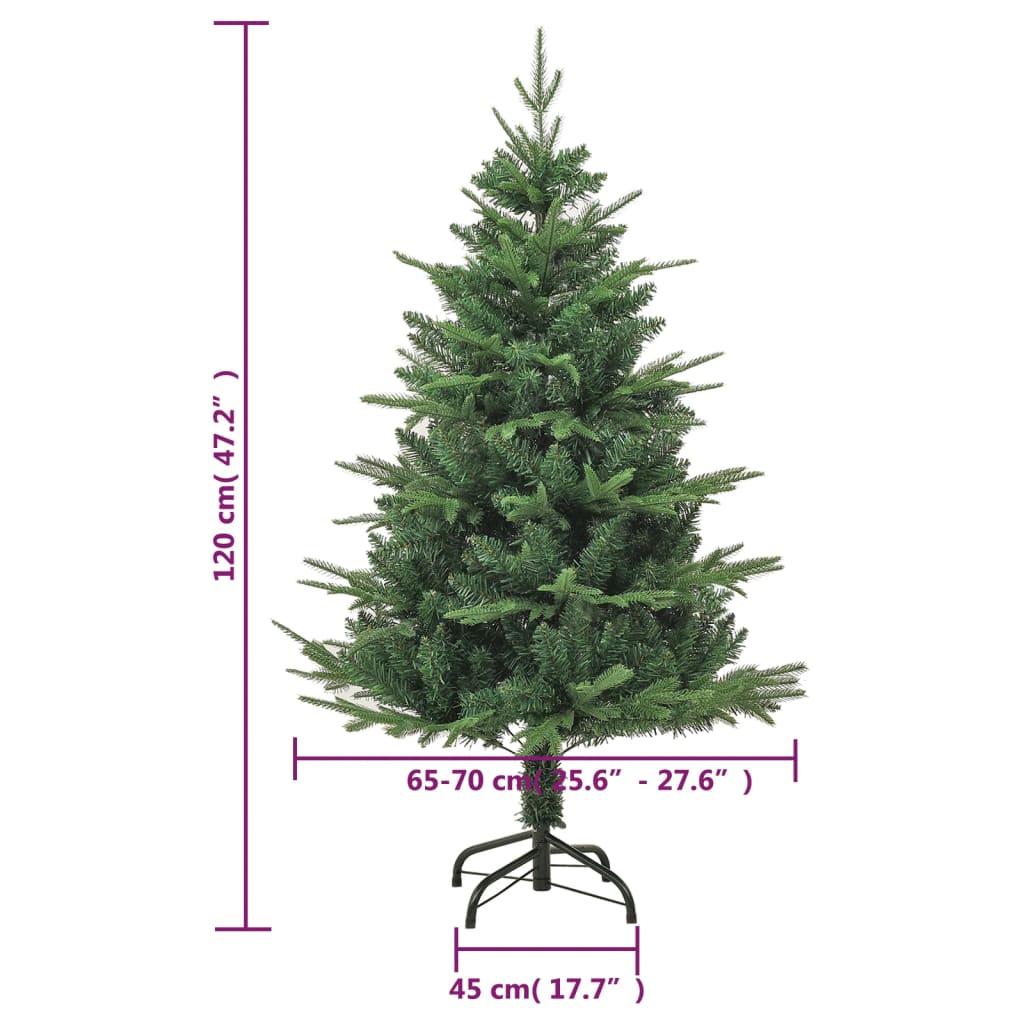 Albero di Natale Artificiale Verde 120cm PVC e PE 328487