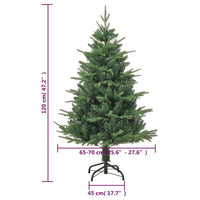 Albero di Natale Artificiale Verde 120cm PVC e PE 328487