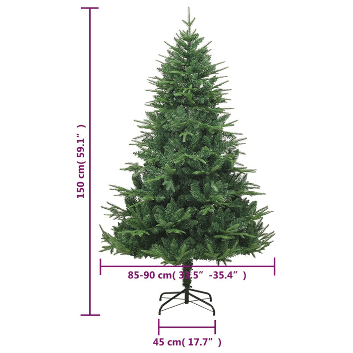 Albero di Natale Artificiale Verde 150cm PVC e PE 328488
