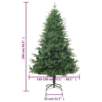 Albero di Natale Artificiale Verde 240cm PVC e PE 328491