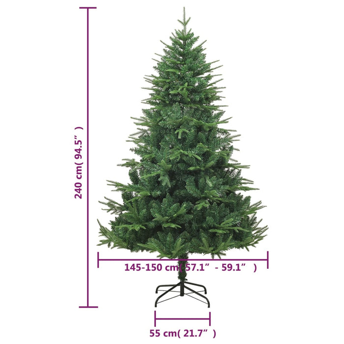 Albero di Natale Artificiale Verde 240cm PVC e PE 328491