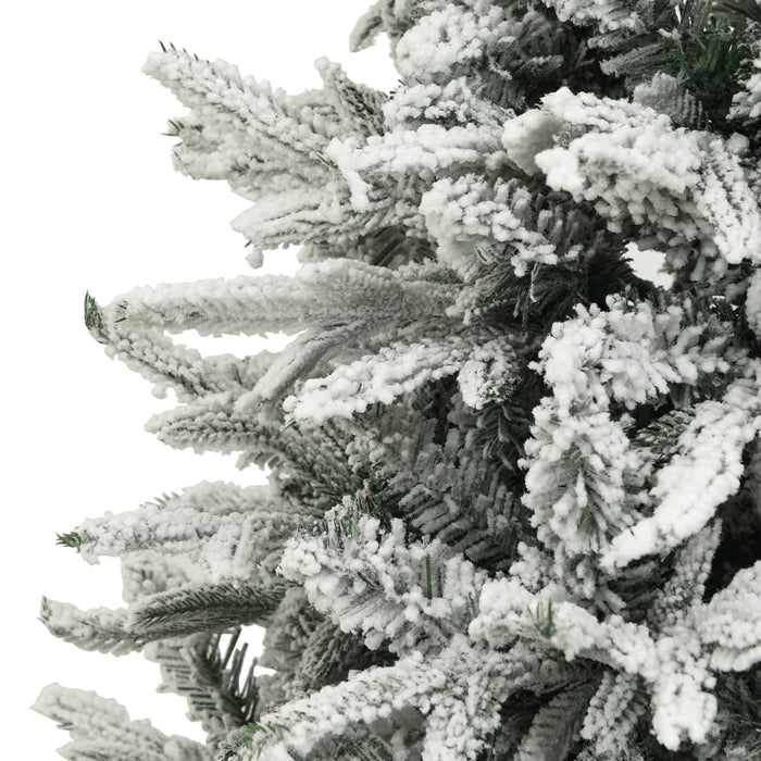 Albero di Natale Artificiale con Neve Verde 150 cm PVC e PE 328493