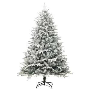 Albero di Natale Artificiale con Neve Verde 210 cm in PVC e PE 328495