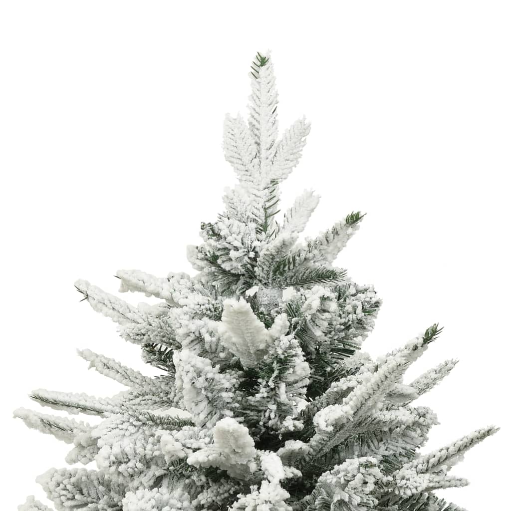 Albero di Natale Artificiale con Neve Verde 210 cm in PVC e PE 328495