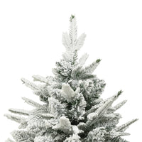 Albero di Natale Artificiale con Neve Verde 210 cm in PVC e PE 328495
