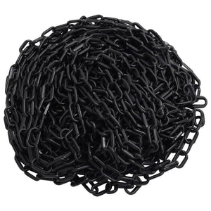 Catena Segnaletica Nera 30 m Ã˜4 mm in Plastica cod mxl 62415