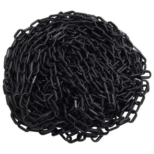Catena Segnaletica Nera 30 m Ã˜4 mm in Plastica cod mxl 62415