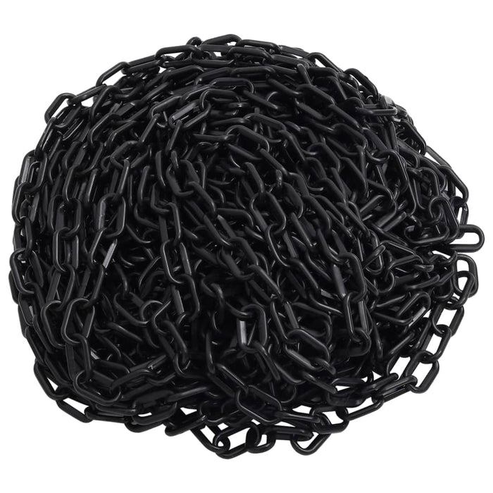 Catena Segnaletica Nera 30 m Ã˜4 mm in Plastica cod mxl 62415