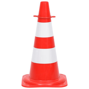 Set Segnaletica Coni Stradali e Catena da 10 m Rosso Bianco 150948