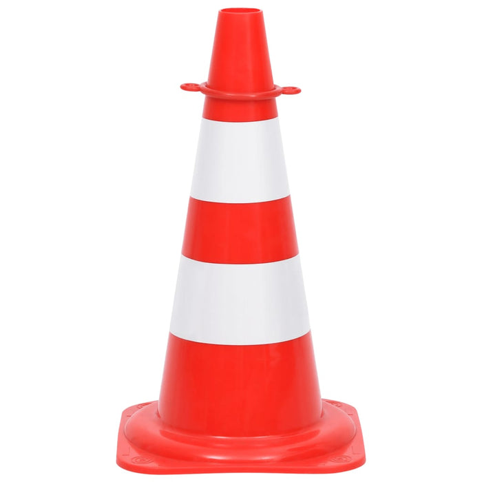 Set Segnaletica Coni Stradali e Catena da 10 m Rosso Bianco 150948