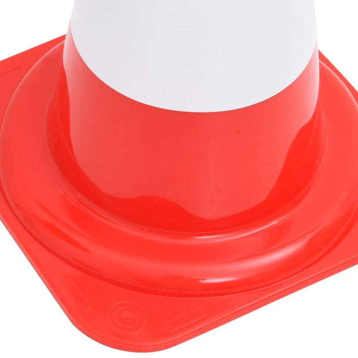Set Segnaletica Coni Stradali e Catena da 10 m Rosso Bianco 150948