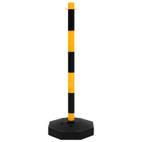 Set di Pali Stradali con Catena in Plastica di 10 m 150956